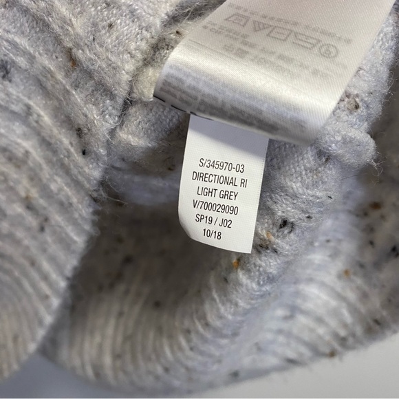 OLD NAVY Gray Speckled Mock Neck Sweater! Ribbed Knit XS - Picture 7 of 8